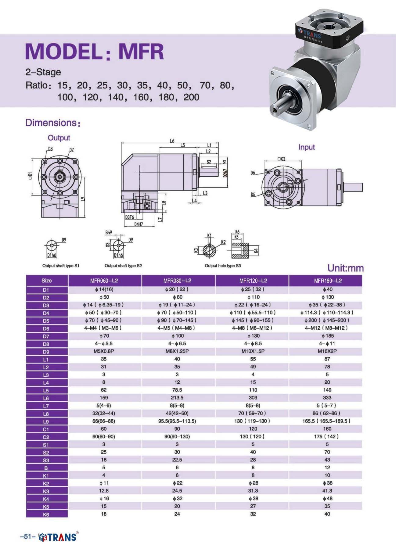 c mfr planetary reducer 4